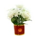 thumbnail image 4 of Ramo de rosas artificiales sedosas en maceta, arreglo floral tipo bonsái. Blanco, 4 of 9