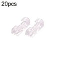 thumbnail image 5 of Walbest 20 Pcs Self Adhesive Cable Management Clips, Cable Organizers Sticky Wire Clips Cord Holder, Wire Line Organizer Fixer for TV PC Laptop Ethernet Cable Desktop Home Office (Transparent), 5 of 7