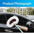 thumbnail image 4 of Fmxomd 47.5" Car Wash Brush Mop Cleaning Tool with Long Handle for Washing Detailing Cars Truck, SUV, RV, Trailer, Microfiber Sponge Duster Not Hurt Paint Scratch Free, 4 of 9