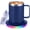 Royal Blue, variant on Zhenglu Temperature Controlled Heating Cup, 17oz Desk Mug Warmer, Automatic Shut-Off, Black