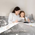 thumbnail image 4 of Homewish Grey White Snowman Twin Bedding Sets 7-Piece, Dreamy Christmas Snowflake Bedding Comforter Set, Teens Kids Boys Girls Reversible Sheet Sets, Super Cozy Room Decor, 4 of 7