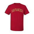 thumbnail image 2 of Wild Bobby San Francisco SF American Football Cities | Classic Varsity College Style Fantasy Fan, Trendy Team Streetwear Sports Men's T-Shirt, 2 of 6