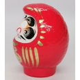 thumbnail image 3 of Muñeca Daruma Takasaki Daruma de 9,4 cm de altura (roja) hecha a mano, 3 of 9