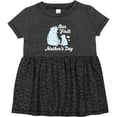 thumbnail image 3 of Inktastic Our First Mothers Day with Polar Bears Girls Baby Dress, 3 of 5