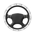 thumbnail image 5 of Cauagu Dragon Nest Sketch Print Car Steering Wheel Cover - Universal Car Accessory for Diverse Cars for Steering Wheel with a Diameter of 14.5"-15", 5 of 7