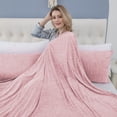 thumbnail image 3 of VK.Living Super Soft Cool Blanket Bed Décor For Summer -Throw Size;Pink, 3 of 7