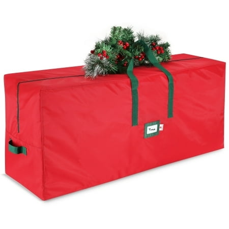 2 Pack Christmas Tree Storage Bag - Fits Up to 7.5 Foot Disassembled Trees - Waterproof Xmas Tree Box with Durable Reinforced Carry Handles & Heavy Duty Zipper - Heavy Duty 420D Oxford