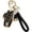 Gold Black A, variant on Key Fob Cover Compatible with Mitsubishi Outlander 4 Button TPU Metal Silicone Keychain Case Holder Protector,Gold Black A