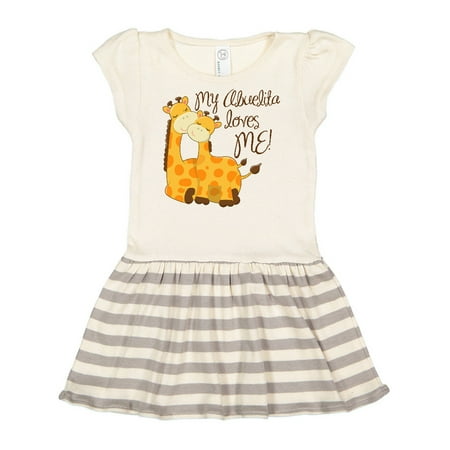 

Inktastic My Abuelita loves me! Gift Toddler Girl Dress