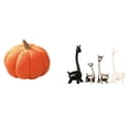 thumbnail image 1 of Almohadas De Calabaza De Halloween, Figuras De Jirafa, Cojín Decorativo De Felpa De Cerámica Para Sofá, Almohada Rellena Creativa Moderna, Estatua Para Decoración De Mesa, Centro De Mesa,, 1 of 8