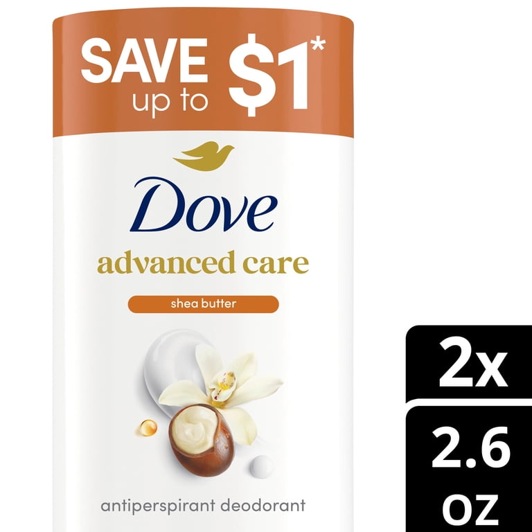Dove Advanced Care Antiperspirant Deodorant Stick Shea Butter 72