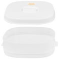 thumbnail image 4 of MasteelfCA Covered Food Steamer Single Layer Lidded Steamed Bun Food Steamer Microwave Steamer, 4 of 9