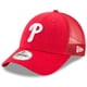 thumbnail image 1 of Gorra New Era 9FORTY MLB Phillies Roja Ajustable de Malla, 1 of 5
