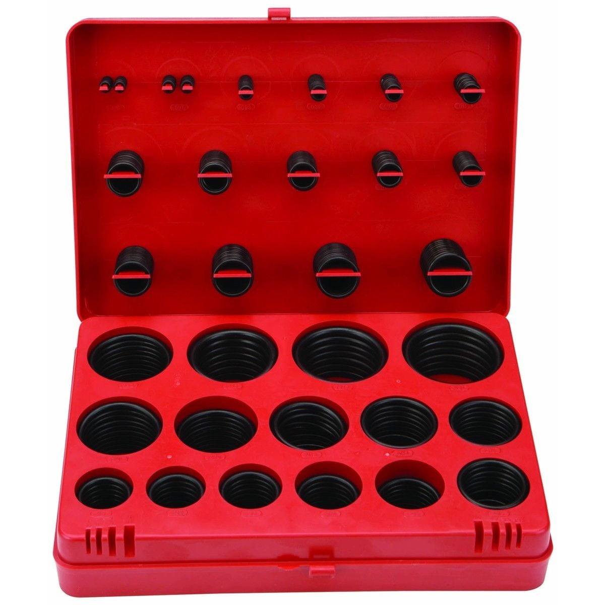 382 Piece SAE ORing Assortment Kit Nitrile Molded Rubber Washer Construction Code Auto Tool