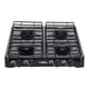 thumbnail image 2 of Parrilla de GAS Garell PM4QC-N 4 quemadores COMPACTA COLOR NEGRA, 2 of 5