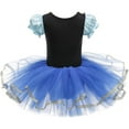 thumbnail image 2 of MAVLLY Toddler Girls Princess Ballerina Tutu Dress Frozen Anna Costume Fancy Dress Up Clothes 2-6 Years, 2 of 4