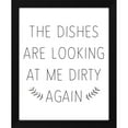 thumbnail image 2 of Victoria Brown 20x24 Black Modern Wood Framed Wall Art Titled - Kitchen Words 3, 2 of 6