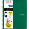 Five Star Wirebound Notebook Plus Study App, 5 Subject, College Ruled, Forest Green (820004CE1-WMT-MOD)