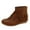 Brown, variant on Women's Retro Elastic Chelsea Ankle Boots Short Western Cowgirl Cowboy Boots