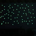 thumbnail image 4 of 100PCS Moon Stars Color Glow In The Dark Luminous Fluorescent Stickers Decal, 4 of 8