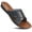 Black, variant on Aerosoft Crocus Women’s Slide Sandals – Slip-On Comfort Flats, Lightweight Walking Slides, Casual Summer Shoes