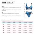 thumbnail image 6 of Honeii A Wolf Barks Out A Window Print Women’s Bikini Set,Two Piece Swimsuit Bathing Suits,Stylish High Elasticity Swimwear for Beach and Pool, 6 of 7