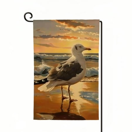 WXKJ Garden Flags for Outside Painting of a Garden Flag Double Sided Seasonal Welcome Yard Outdoor Flag garden flags for Patio Porch Farmhouse Decor White
