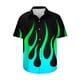 thumbnail image 5 of Camisas de Manga Larga para Hombres Blusa Cómoda de Cuello de Impresión, Camisa Casual de Poliéster para Uso Diario, de Fiesta Y de Primavera de Verano, 5 of 5