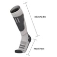 thumbnail image 3 of Graflsoa Unisex High-Performance Ski Socks with Quick-Dry Technology, Cotton Blend, Geometric Design, Various Colors - Ideal for Snow Sports and Outdoor Activities, 3 of 6
