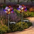 thumbnail image 3 of Advancent Luz solar flor impermeable al aire libre interior jardín calle parque paisaje camino césped decoración estaca lámpara iluminación Iluminación y accesorios Advancent HA067616-00B, 3 of 6