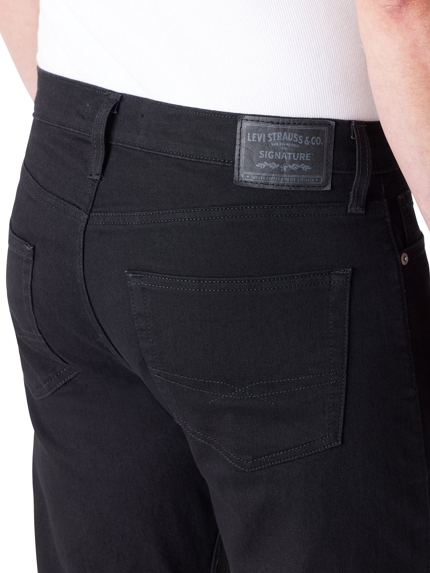 Levi Strauss Signature Men's and Big and Tall Slim Straight Fit Jeans
