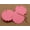 Dark Baby Pink, variant on 100 Pcs Scalloped Blank Wedding Hang Tag Bonbonniere Favor Lolly Bag Gift Tags with Jute Twines - Colours Available