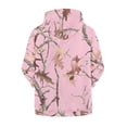 thumbnail image 2 of chaqlin Pink Camo Hunting Hoodies for Girls 14-16 School Full-Zip Sweatshirts Boys Long Sleeve Hooded Jacket Casual Outerwear with Pocket Fall Winter Clothes, 2 of 7