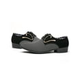 thumbnail image 4 of Bellella Mens Oxfords Lace Up Brogues Business Dress Shoes Lightweight Flats Work Leather Shoe Black+White 10.5, 4 of 6