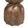thumbnail image 3 of Luxen Home Modern MgO Indoor Outdoor Weathered Copper Garden Stool, 3 of 8