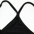 thumbnail image 4 of Sngxgn Camisole Spaghetti Strap Tank Top for Women Basic Cami Tops Womens Undershirts(Black,L), 4 of 6