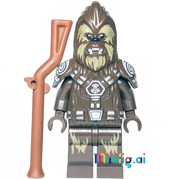 LEGO Star Wars  Chief Tarfful Wookiee Minifigure with Musket