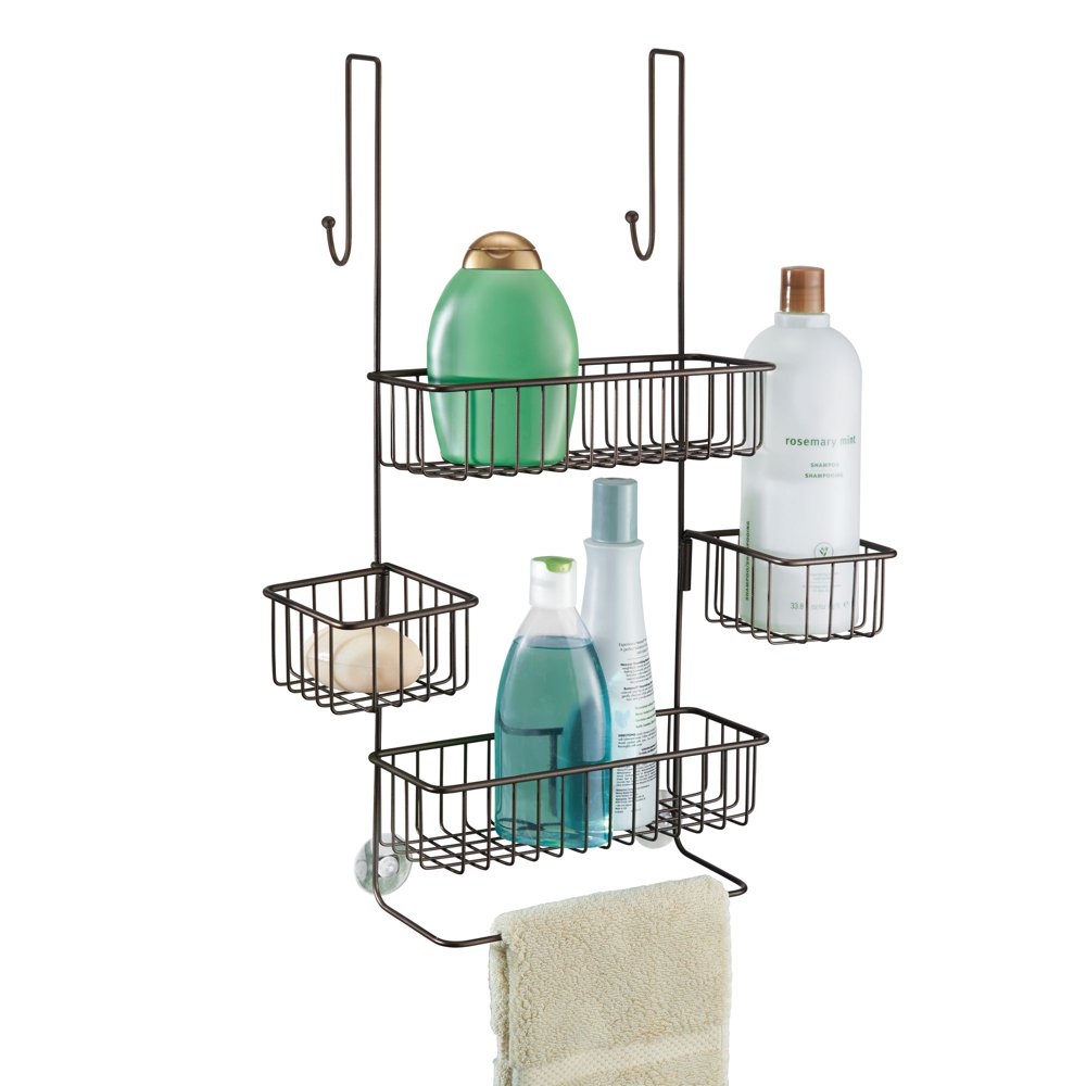 InterDesign Over Door Shower Caddy, Bronze