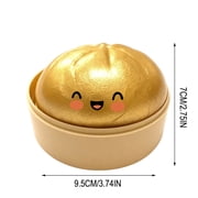Glitter Dumpling, Glitter Dumpling Squishies, Dumplings Squishies, Stress Relief Fidget, Soft Squeeze Decompression Dough, Giant Glitters Dumplings ,Viral Dumpling Squishy