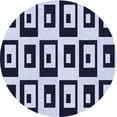 thumbnail image 1 of Ahgly Company Machine Washable Indoor Round Transitional Dark Slate Blue Area Rugs, 4' Round, 1 of 7