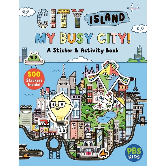 City Island: My Busy City a Sticker & Activity Book: Includes 500  Stickers!, (Paperback)