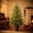 A, variant on Pre-Lit Artificial Cypress Christmas Tree with Woven Basket Base, Warm White LED Lights, Green Potted Tabletop Xmas Tree for Indoor Home, Mantel & Living Room Seasonal Decor,120cm