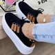 thumbnail image 4 of Zapatos para mujer, informales, grandes, con suela gruesa y cubierta de tela de malla, deportivos, para correr, botas vaqueras., 4 of 4