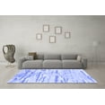 thumbnail image 3 of Ahgly Company Indoor Square Abstract Blue Contemporary Area Rugs, 4' Square, 3 of 4