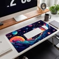 thumbnail image 6 of Space Planet Desk Mat Cute Large Purple Gaming Mouse Pad Kawaii Galactic Explorer Starry Desk Pad Laptop Computer Mouse Keyboard Mat 31.5''''X15.7'''' XXL Extended Mousepad Desk Decor, 6 of 6