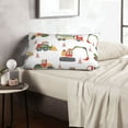 thumbnail image 6 of Salouo Excavator Print Print Pillow Case Cover,Wrinkle-Free Bed Pillow Cover Pack of 1 Home Decor Fade-Resistant and Stain-Resistant ,Pillows Not Included -14"x20", 6 of 8