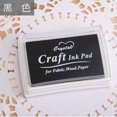 thumbnail image 1 of 15 Colors Inkpad Handmade DIY Craft Oil Based Ink Pad Rubber Stamps Fabric Wood Paper Scrapbooking pad Finger Paint Wedding black, 1 of 6