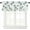 Dandelionyku1750, variant on Floral Print Curtain Valance, Butterfly Watercolor Flower Spring Summer Farm Short Rod Pocket Window Treatment for Kitchen, Bathroom, Living Room, Bedroom, 1 Panel, 54" W x 18" L