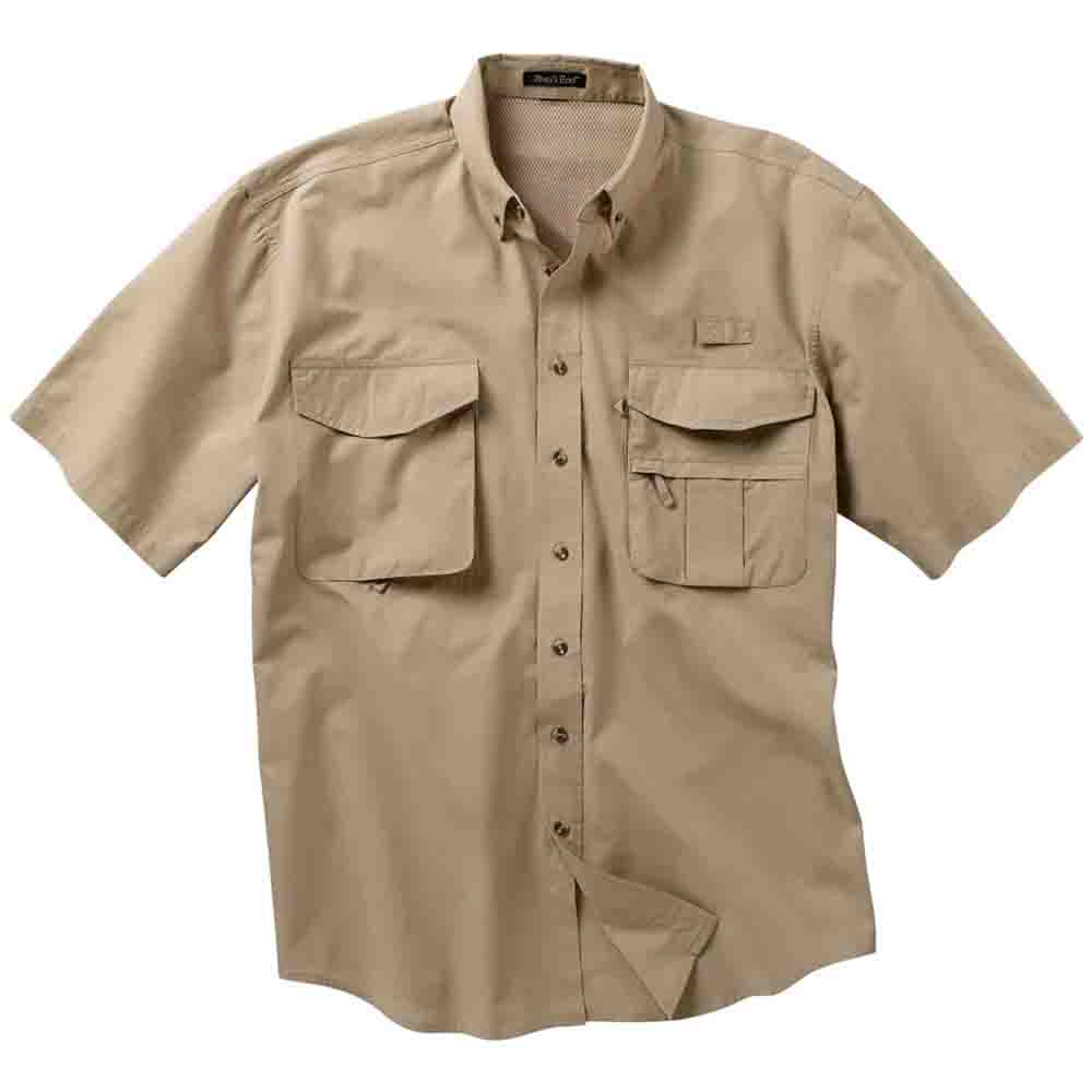 River's End River's End Sleeve Guide Shirt Mens Fishing Top Casual Shirt Short Sleeve Green