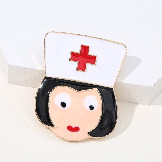 Broches de esmalte de dibujos animados, insignia médica de Hospital, alfileres de solapa, joyería de Metal, regalo para médico y enfermera